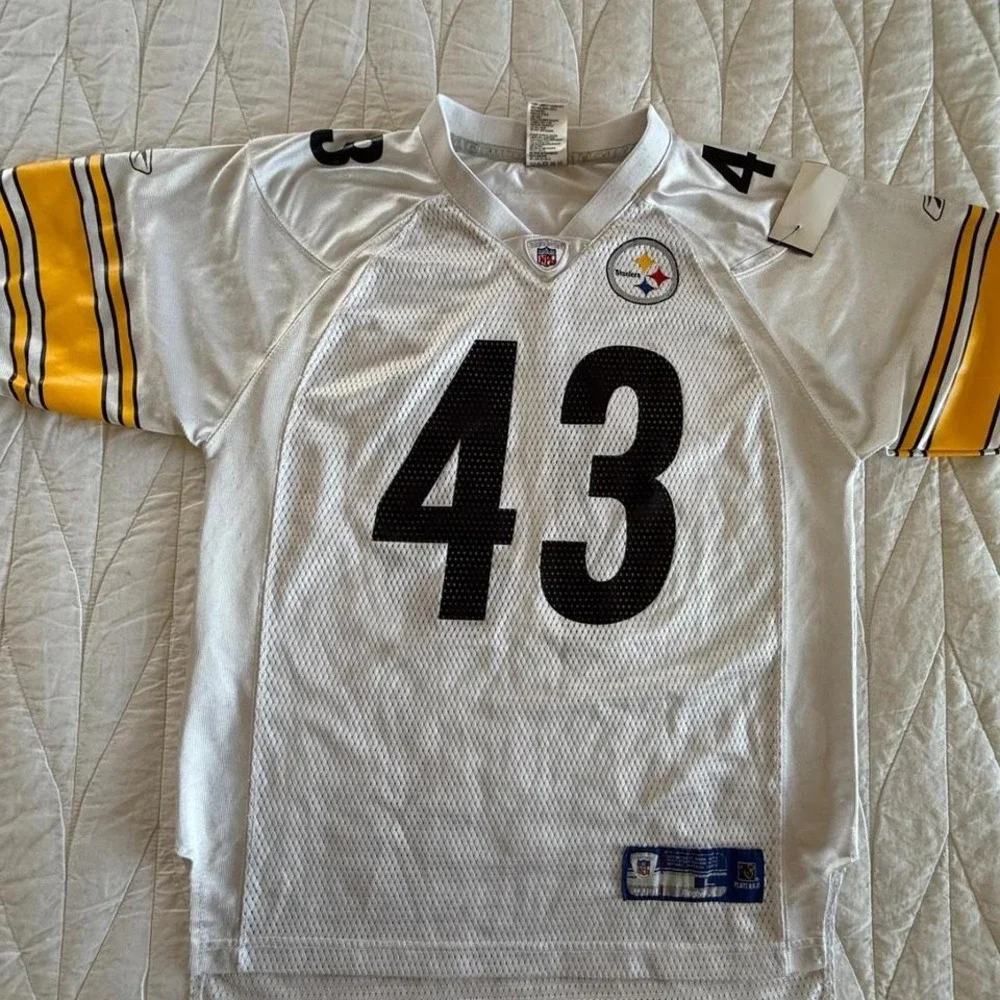 Boys Reebok NFL Pittsburgh Steelers Troy Polamalu Jersey